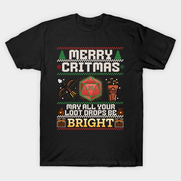 Merry Critmas Archer T-Shirt by mythikcreationz